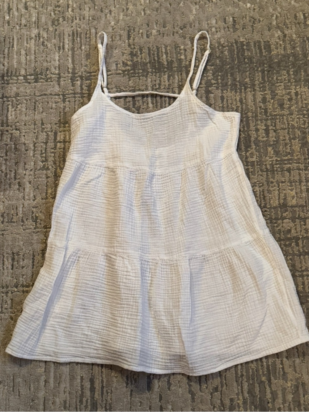 wild fable White Crinkled Gauze Sundress